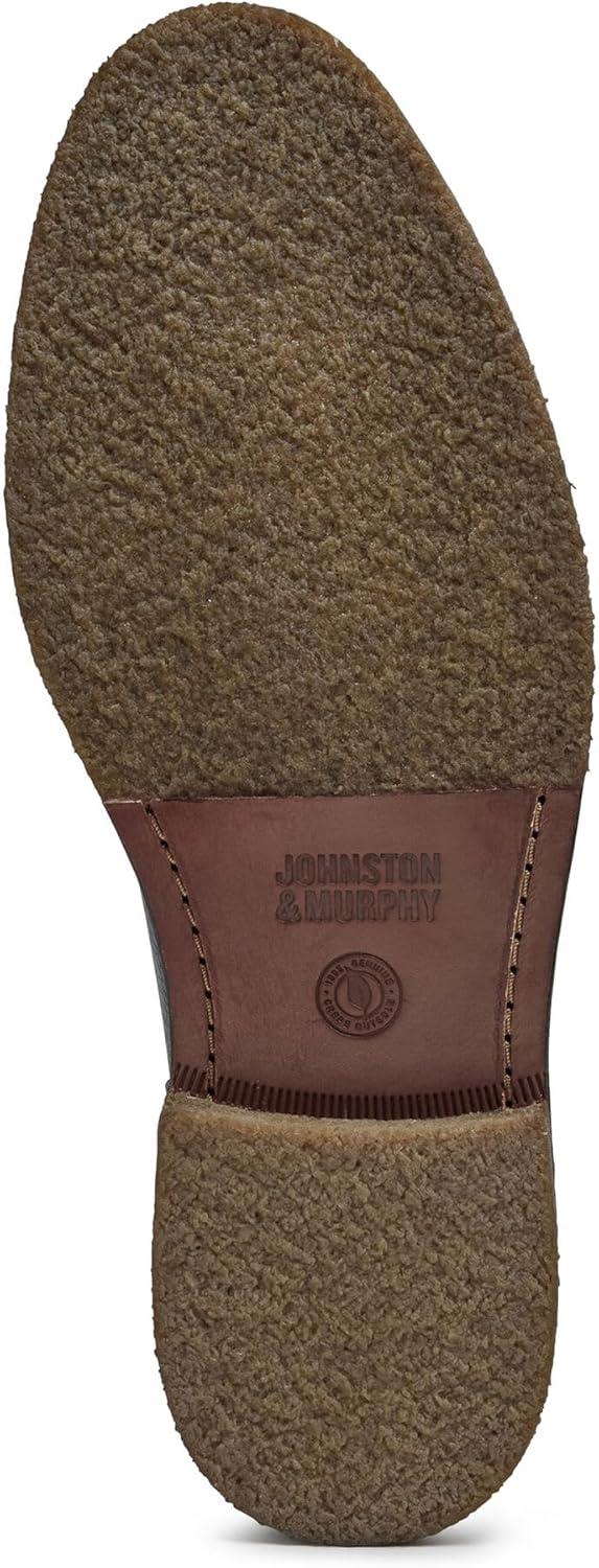 imageJohnston ampamp Murphy Calder Chukka Casual Shoes for Men  Leather Boots for Men for Office ampamp Daily WearMahogany