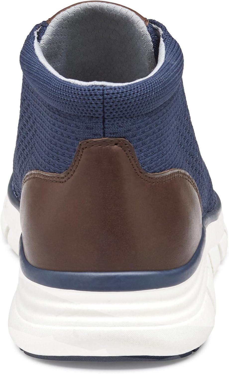 imageJohnston ampamp Murphy Mens Amherst Lug Knit Chukka Boot  Casual Shoes for Men Mens Boots Lightweight Athletic ConstructionNavy Knit
