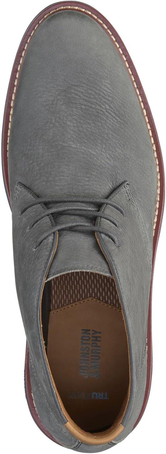 imageJohnston ampamp Murphy Mens Upton Chukka Ankle BootGray Nubuck