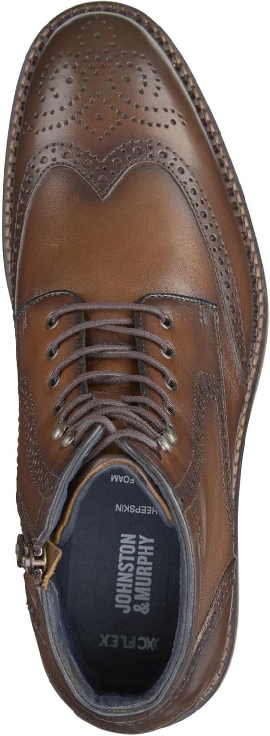 imageJohnston ampamp Murphy Mens XC Flex Connelly Wingtip ShoesTan Full Grain