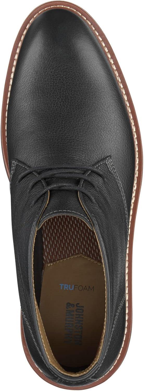imageJohnston ampamp Murphy Upton Chukka Boots for Men  Casual ampamp Dress Leather Shoes for Men for Work ampamp Daily WearBlack Full Grain