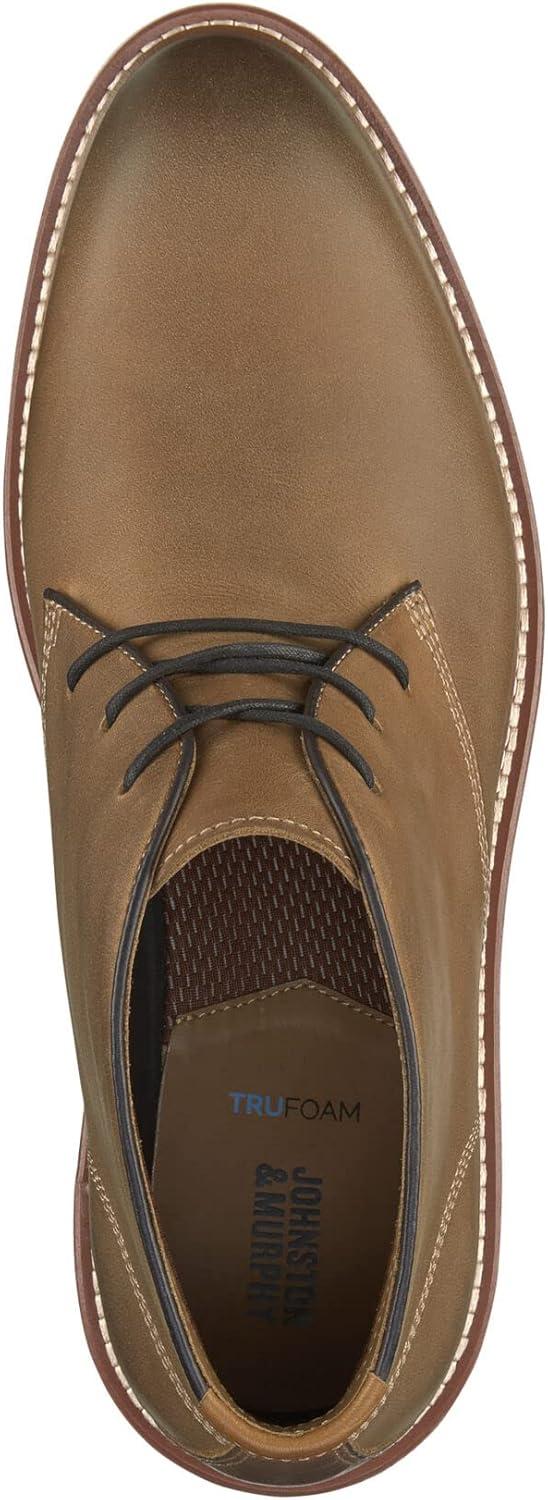 imageJohnston ampamp Murphy Upton Chukka Boots for Men  Casual ampamp Dress Leather Shoes for Men for Work ampamp Daily WearTan Oiled Full Grain