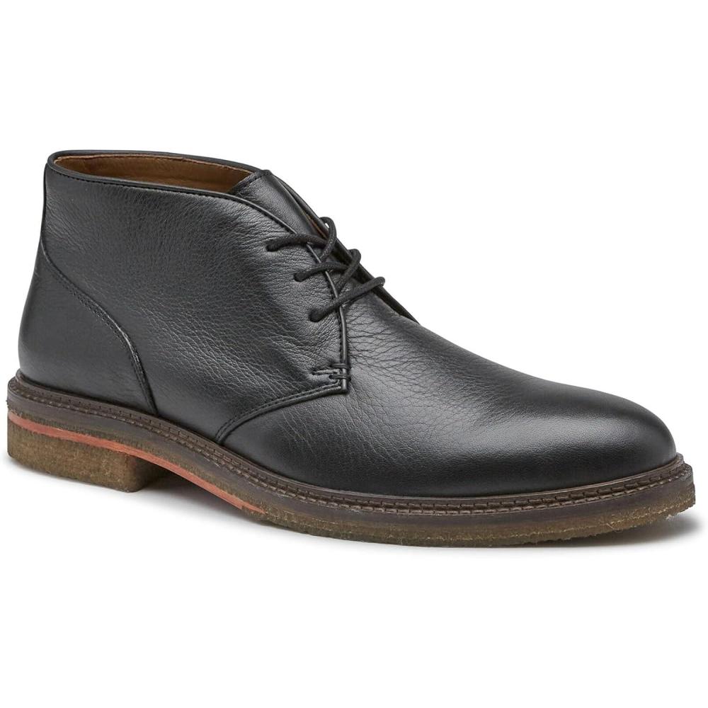 imageJohnston ampamp Murphy Calder Chukka Casual Shoes for Men  Leather Boots for Men for Office ampamp Daily WearBlack