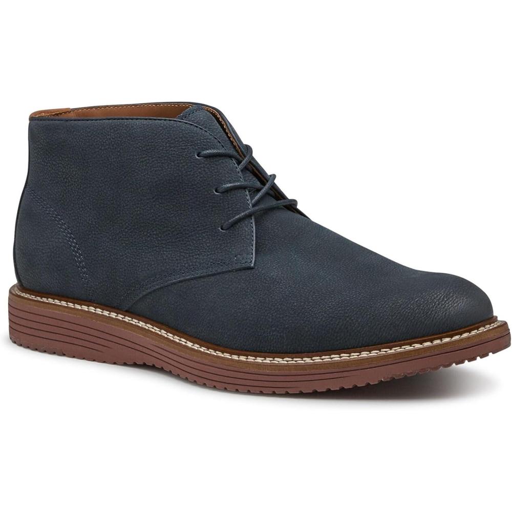 imageJohnston ampamp Murphy Mens Upton Chukka Ankle BootNavy Nubuck