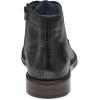 imageJohnston ampamp Murphy Mens XC Flex Raleigh Cap Toe Zip Boot  FullGrain Leather  Cushioned Footbed  LeatherRubber SoleBlack Full Grain