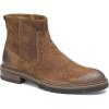 imageJohnston ampamp Murphy Barrett Plain Toe Zip Boot  Classic Mens Ankle Boots Leather Casual Boots for MenBrown