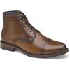 imageJohnston ampamp Murphy Mens XC Flex Raleigh Cap Toe Zip Boot  FullGrain Leather  Cushioned Footbed  LeatherRubber SoleTan Full Grain