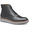 imageJohnston ampamp Murphy Upton Lug Plain Toe Mens Boot  Mens Leather Boots Waterproof Casual Mens Work BootsBlack