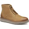 imageJohnston ampamp Murphy Upton Lug Plain Toe Mens Boot  Mens Leather Boots Waterproof Casual Mens Work BootsLight Tan Oiled Waterproof Full Grain