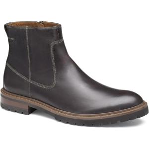 imageJohnston ampamp Murphy Barrett Plain Toe Zip Boot  Classic Mens Ankle Boots Leather Casual Boots for MenCharcoal