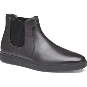 imageJohnston ampamp Murphy Brody Chelsea Boots for Men  Casual ampamp Dress Leather Shoes for Men for Work ampamp Daily WearBlack Calfskin