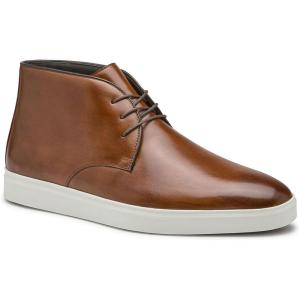 imageJohnston ampamp Murphy Brody Chukka Boots for Men  Casual ampamp Dress Leather Shoes for Men for Work ampamp Daily WearBrown Handstained Calfskin