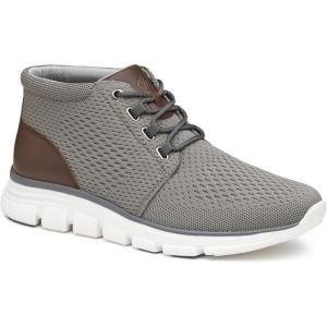 imageJohnston ampamp Murphy Mens Amherst Lug Knit Chukka Boot  Casual Shoes for Men Mens Boots Lightweight Athletic ConstructionGray Knit