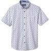 imageJohnston ampamp Murphy Mens Printed Cotton ShortSleeveBlue Pirate