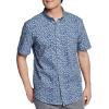 imageJohnston ampamp Murphy Mens Printed Cotton ShortSleeveFishbone