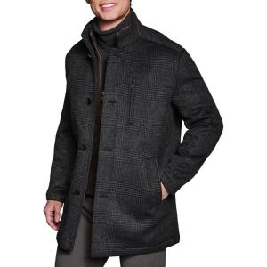 imageJohnston ampamp Murphy Mens Car CoatCharcoal