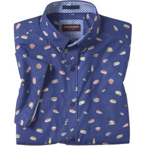 imageJohnston ampamp Murphy Mens Short Sleeve Sushi Print ShirtSushi