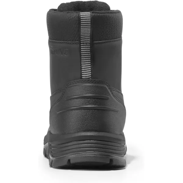 NORTIV 8 Mens Boots Lightweight Casual Waterproof Slip Resistance Work BootBlack