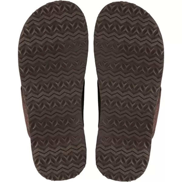 NORTIV 8 Mens Flip Flop with Arch Support for Flat Feet and Plantar Fasciitis Orthotic Thong Summer SandalsBrown