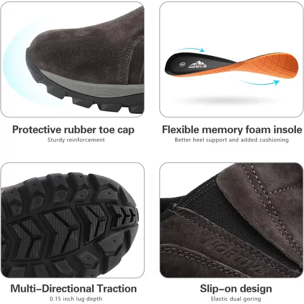 NORTIV 8 Mens Slip On Loafer Walking ShoesBrown