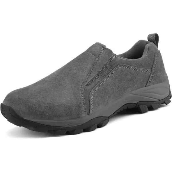 NORTIV 8 Mens Slip On Loafer Walking ShoesGrey