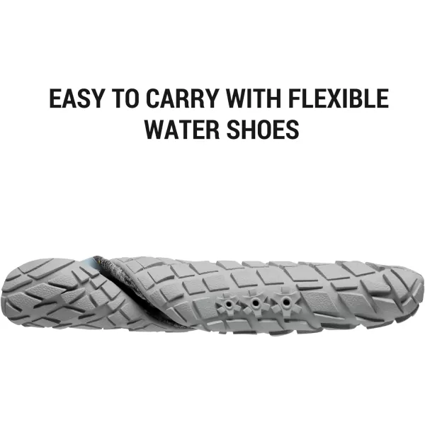 NORTIV 8 Mens Water Shoes Barefoot Athletic Lightweight Sports Aqua Shoes Outdoor Swim Fishing Hiking Diving Surf Walking Water ShoeGreyBlue