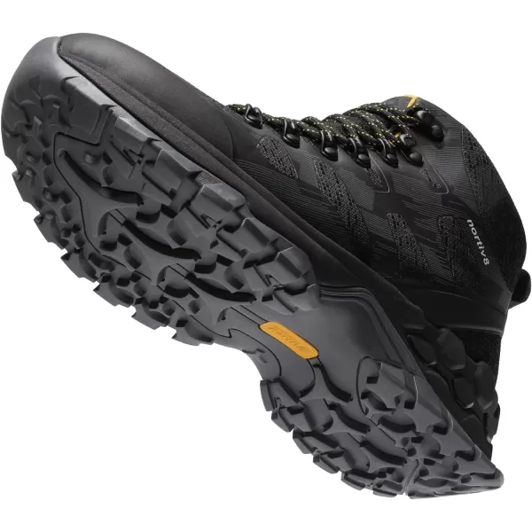 NORTIV 8 Polar Bear Series Mens Extra Grip Waterproof Trekking Hiking BootsBlack