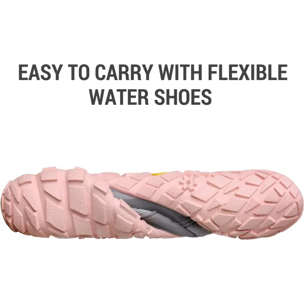 NORTIV 8 Womens Quick Dry Water Shoes Barefoot Sports Aqua Beach Pool Swim ShoesPink