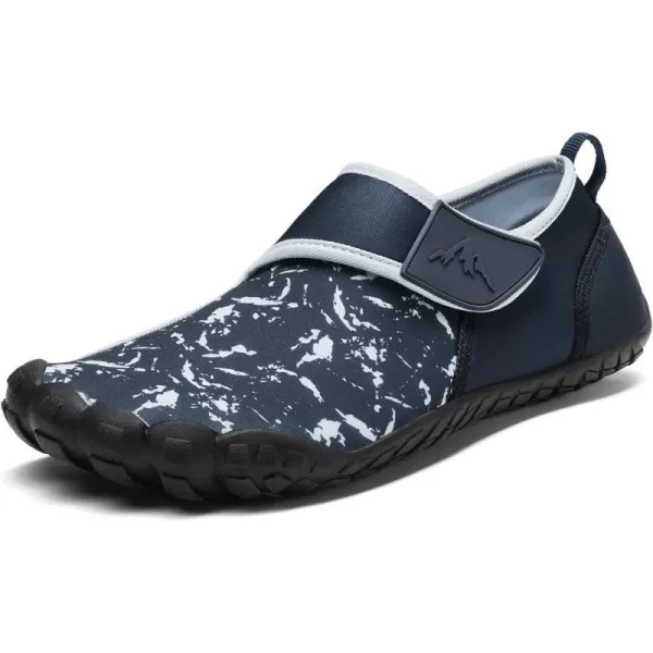 NORTIV 8 Water Shoes for Men Barefoot Aqua Swim Beach Walking Hiking Water ShoesNavy