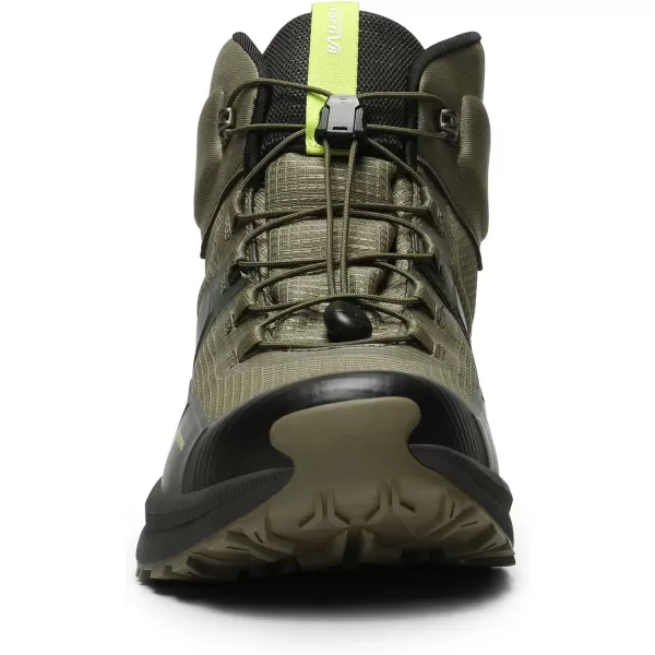 NORTIV 8 Mens Waterproof Hiking Boots Outdoor ShoesArmy Green