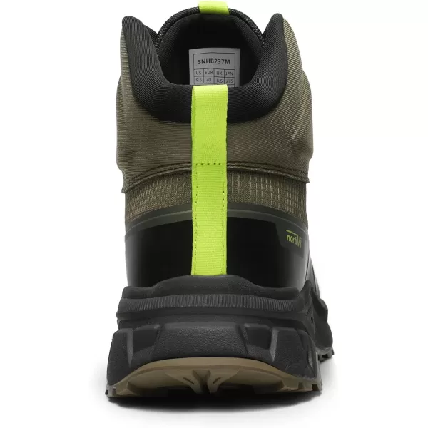 NORTIV 8 Mens Waterproof Hiking Boots Outdoor ShoesArmy Green