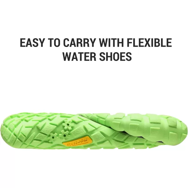 NORTIV 8 Kids Water Shoes Boys Girls Lightweight Athletic Outdoor Quick Dry Barefoot Sports ShoesToddlerLittle KidBig KidBlackNeonGreen