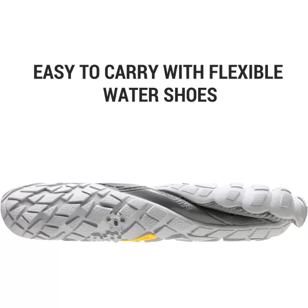 NORTIV 8 Kids Water Shoes Boys Girls Lightweight Athletic Outdoor Quick Dry Barefoot Sports ShoesToddlerLittle KidBig KidGrey2