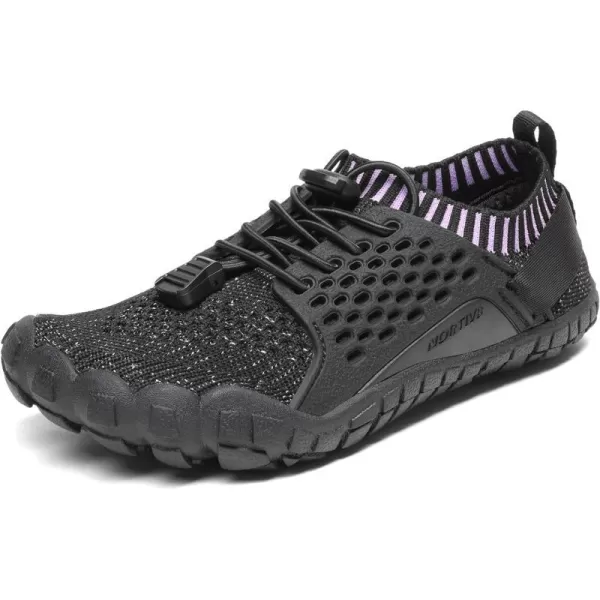 NORTIV 8 Kids Water Shoes Boys Girls Lightweight Athletic Outdoor Quick Dry Barefoot Sports ShoesToddlerLittle KidBig KidBlackPurple2