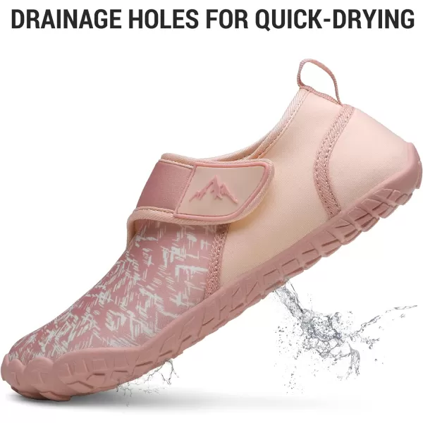 NORTIV 8 Womens Quick Dry Water Shoes Barefoot Outdoor Sports Aqua Beach Pool Swim Surf ShoesPink