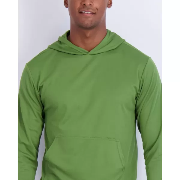 Real Essentials 3 Pack Mens Mesh Long Sleeve Athletic Pullover Hoodie Sweatshirt Pockets UPF 50 Available in Big ampamp TallSet 6