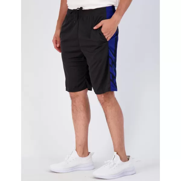 Real Essentials 3  5 Pack Mens Mesh Athletic Performance Gym Shorts with Pockets S3XSet 1