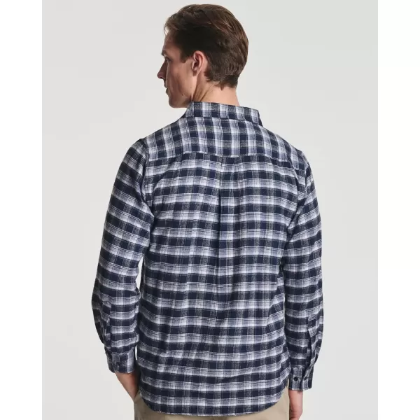 Real Essentials 3 Pack Mens LongSleeve Flannel Button Down Plaid Casual Shirt Available in Big ampamp TallSet 6