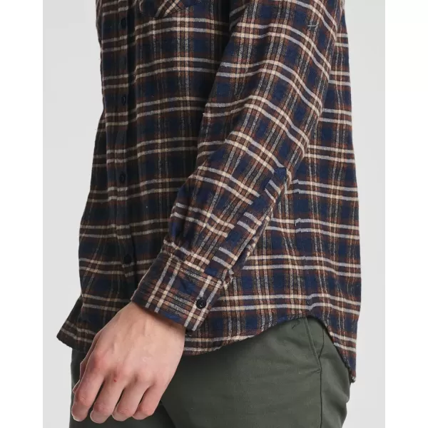 Real Essentials 3 Pack Mens LongSleeve Flannel Button Down Plaid Casual Shirt Available in Big ampamp TallSet 9