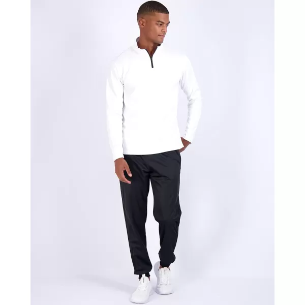 Real Essentials 3 Pack Mens Mesh Long Sleeve Athletic Quarter Zip Pullover  Outdoor UPF 50 Available in Big ampamp TallSet 3