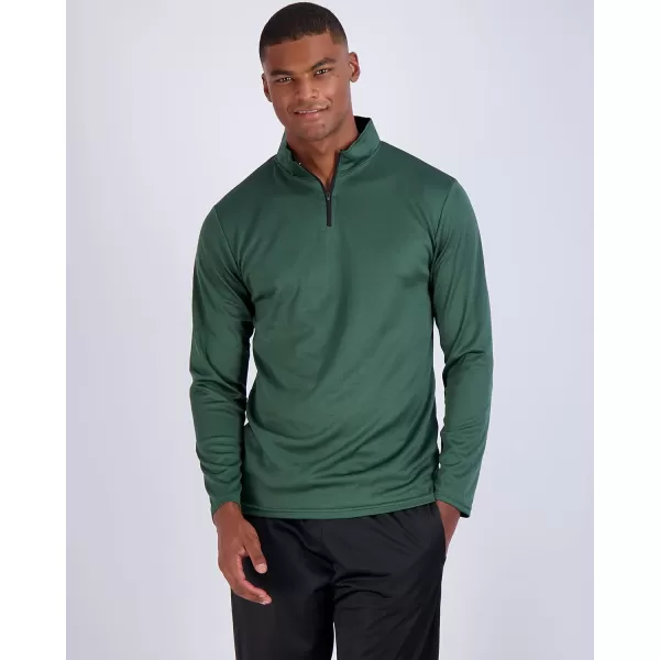 Real Essentials 3 Pack Mens Mesh Long Sleeve Athletic Quarter Zip Pullover  Outdoor UPF 50 Available in Big ampamp TallSet 6