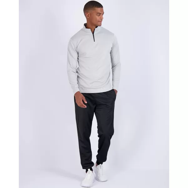 Real Essentials 3 Pack Mens Mesh Long Sleeve Athletic Quarter Zip Pullover  Outdoor UPF 50 Available in Big ampamp TallSet 6