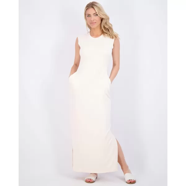 Real Essentials 3 Pack Womens Long Tank Maxi TShirt Summer Casual Dress with Pockets Available in Plus SizeTank Dress Set 7