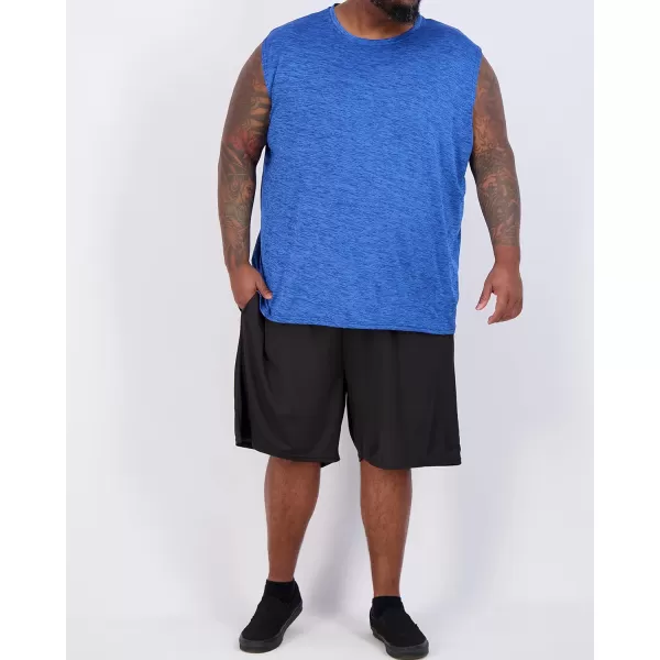 Real Essentials 3 ampamp 5 Pack Mens DryFit Active Muscle Tank Top  Standard and Big ampamp Tall Sizes S5XLTBig  Tall  Set G