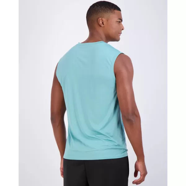 Real Essentials 3 ampamp 5 Pack Mens DryFit Active Muscle Tank Top  Standard and Big ampamp Tall Sizes S5XLTRegular Size  Set K
