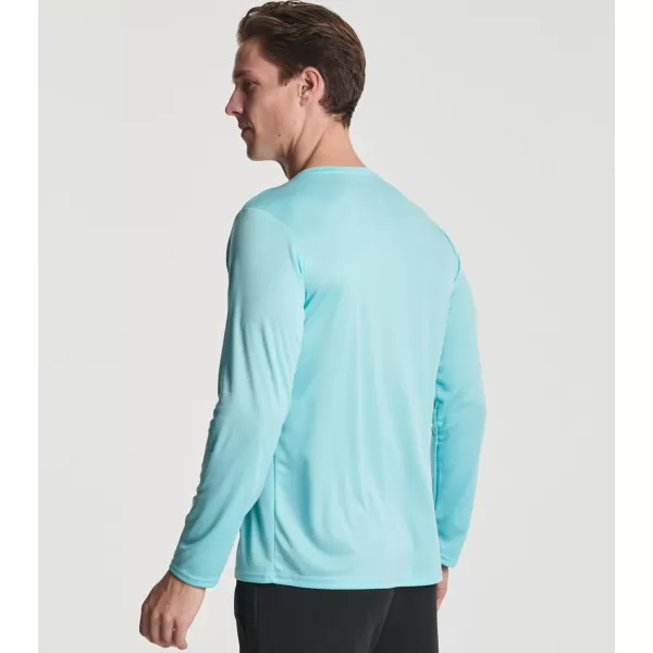 Real Essentials 3 ampamp 5 Pack Mens Mesh Quick Dry Athletic Long Sleeve TShirt UPF SPF UV Sun Available in Big ampamp Tall5 Pack Set 7