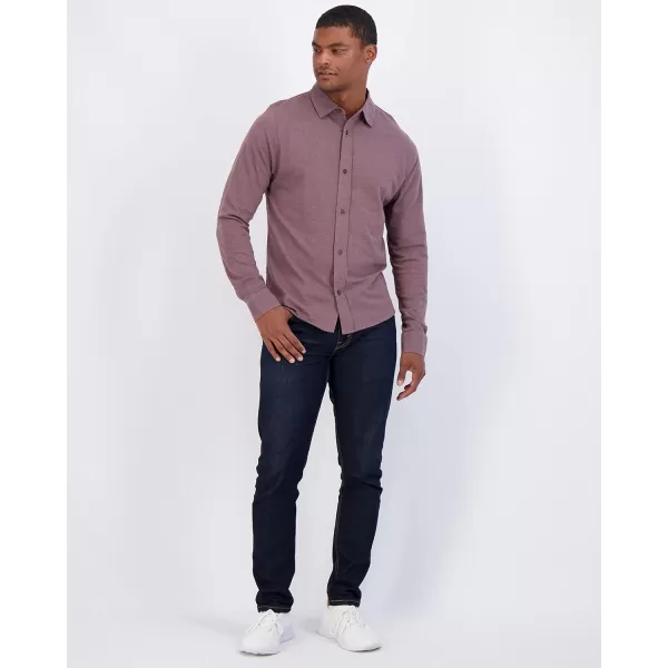 Real Essentials 3Pack Mens Classic Style Casual Long Sleeve Button Down Collared Shirt Available in Big ampamp TallSet 4