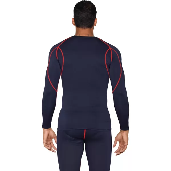 Real Essentials 4 Pack Mens Compression LongSleeve TShirt Athletic Cold Weather Baselayer Available in Big ampamp TallSet C