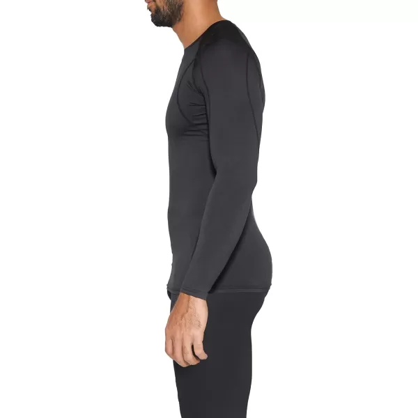 Real Essentials 4 Pack Mens Compression LongSleeve TShirt Athletic Cold Weather Baselayer Available in Big ampamp TallSet E