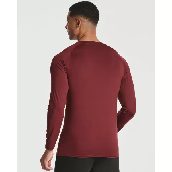 Real Essentials 4 Pack Mens Compression LongSleeve TShirt Athletic Cold Weather Baselayer Available in Big ampamp TallSet G